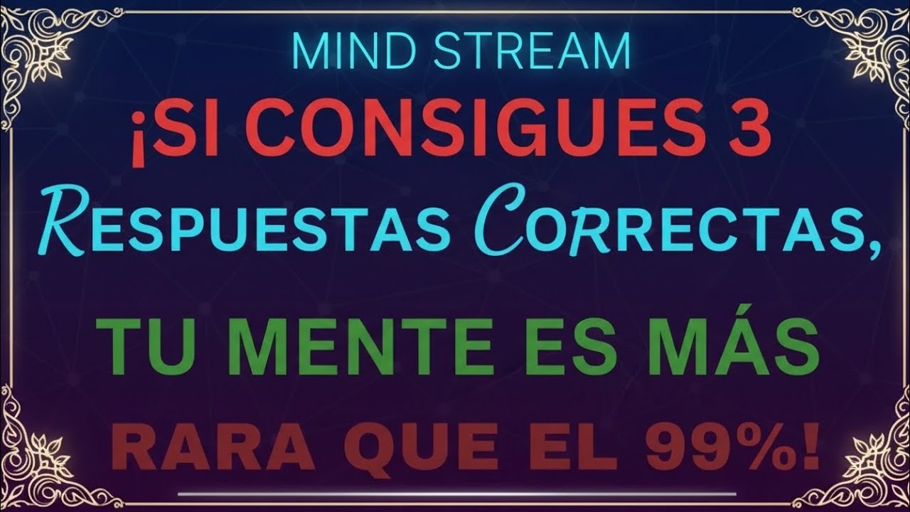 ¡Si aciertas 3, tu mente es más rara que el 99%! 🧠🔥 | Desafío de IQ Extremo