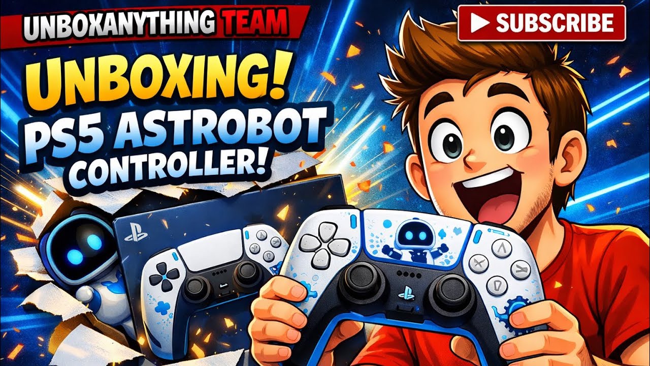 Unboxing PS5 dualsense special edition wireless Astrobot special edition gaming lover 