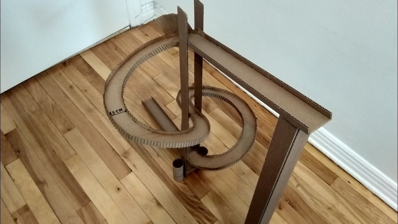 DIY How to make a cars track from cardboard