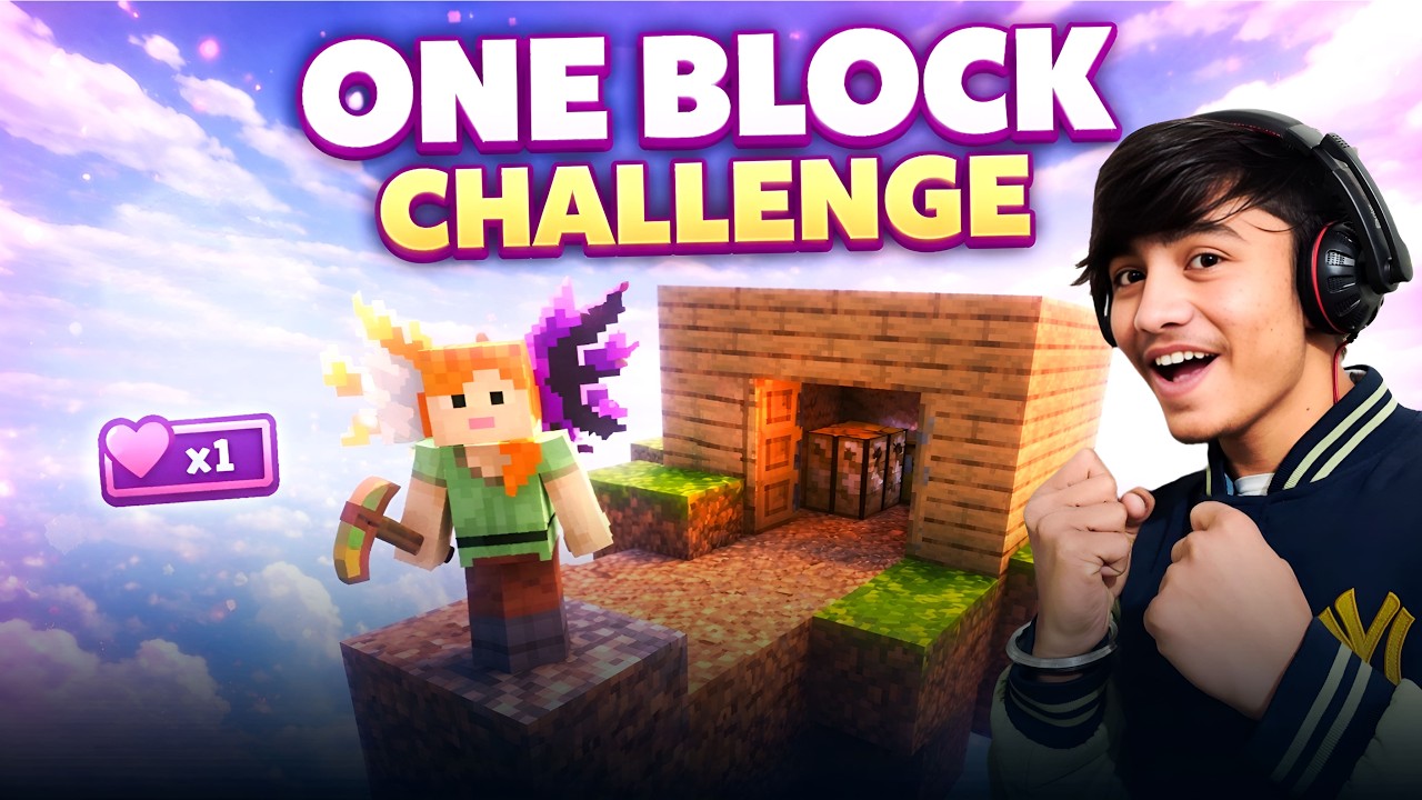 ONE BLOCK CHALLENGE 😱 PART 2 | MINECRAFT #minecraft #gaming #gameplay #technology #game #games