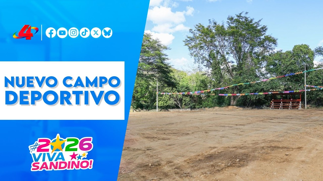 Alcaldía de Managua inaugura campo deportivo en la Comarca Los Membreño 🏟️