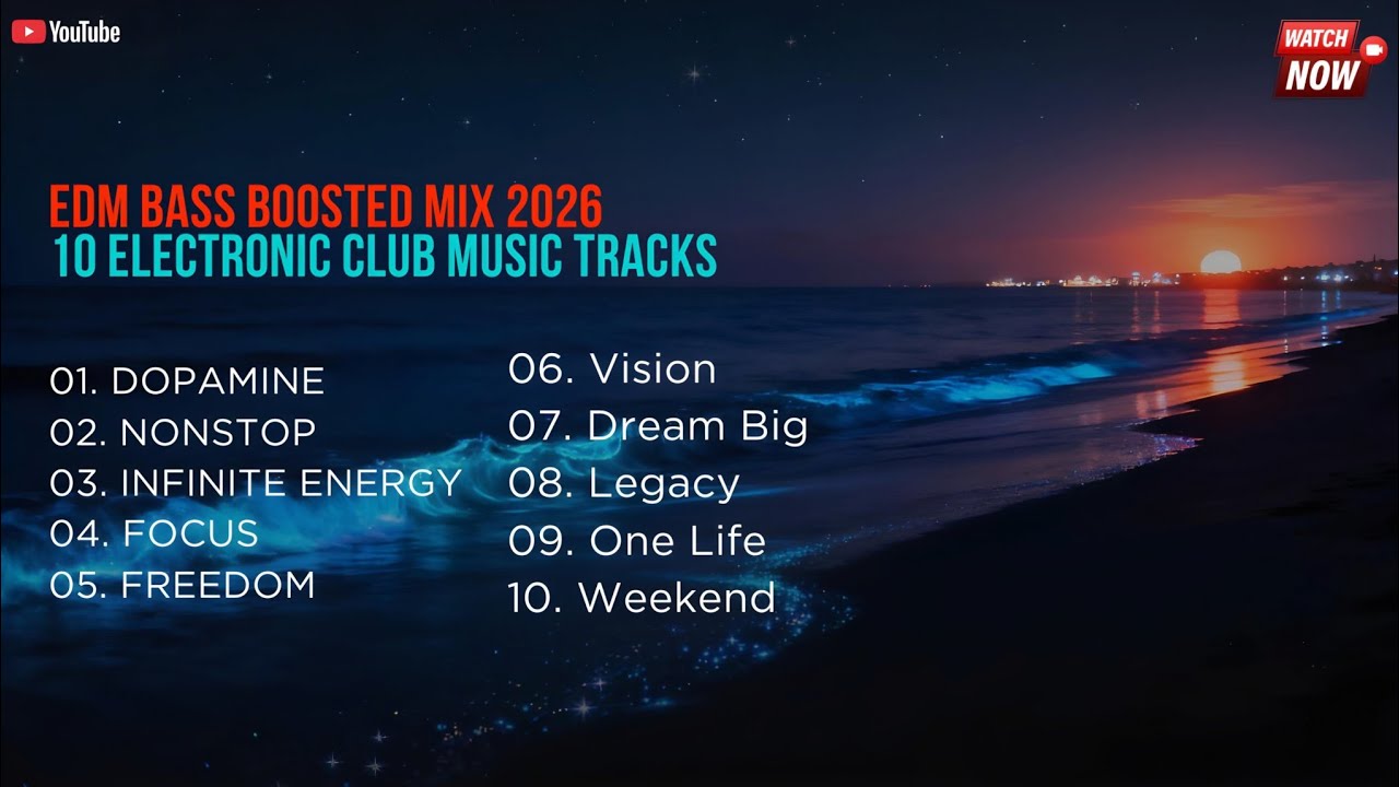 EDM Bass Boosted Mix 2026 | 10 Electronic Club Music Tracks