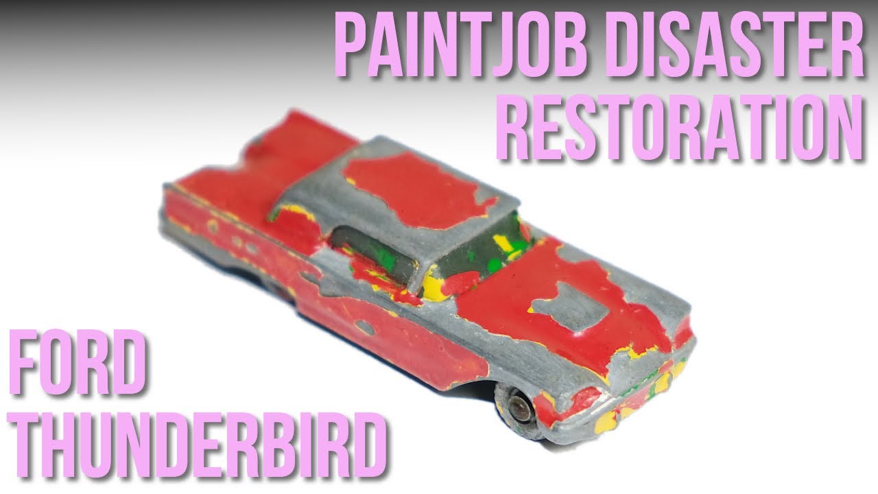 MATCHBOX restoration: 75A Ford Thunderbird