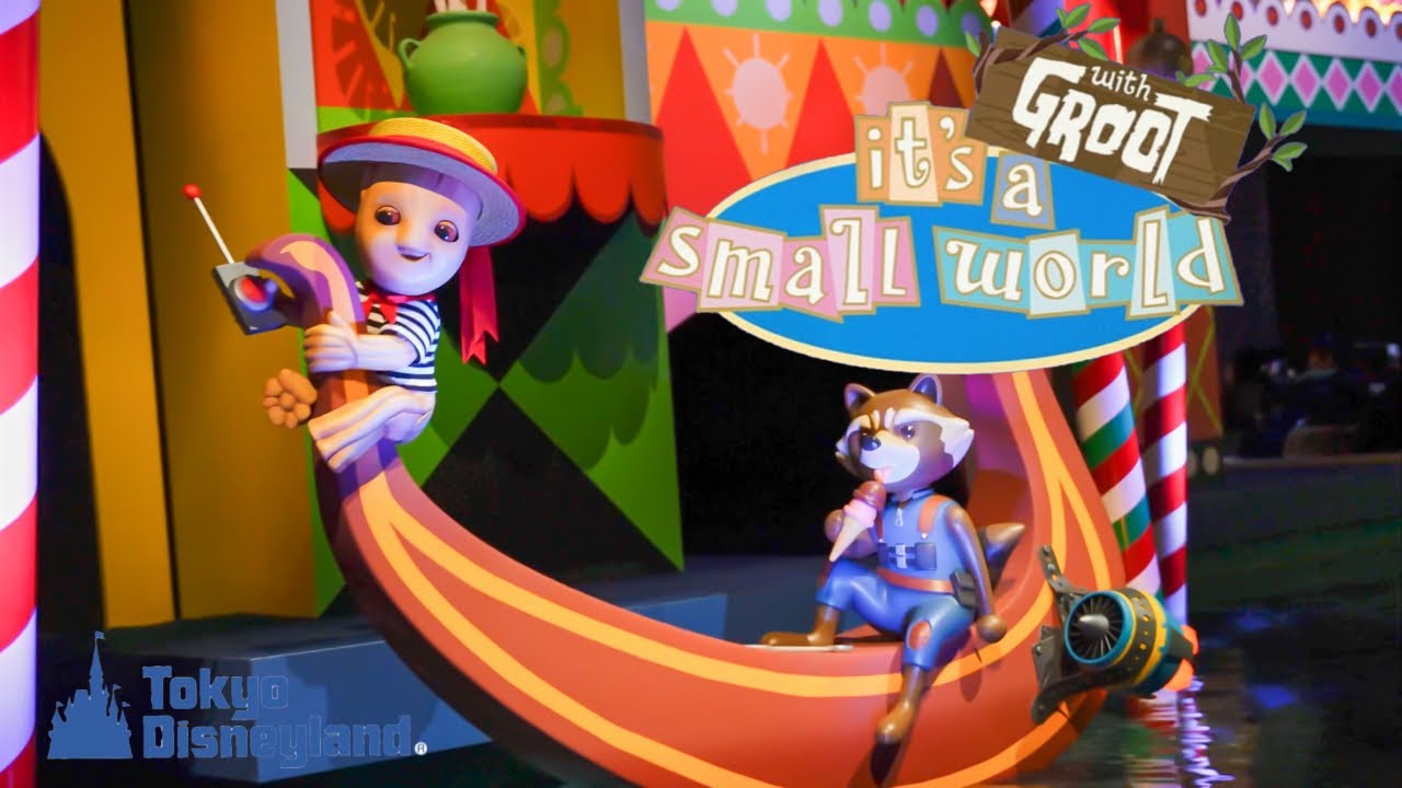 It’s a small world with Groot at Tokyo Disneyland