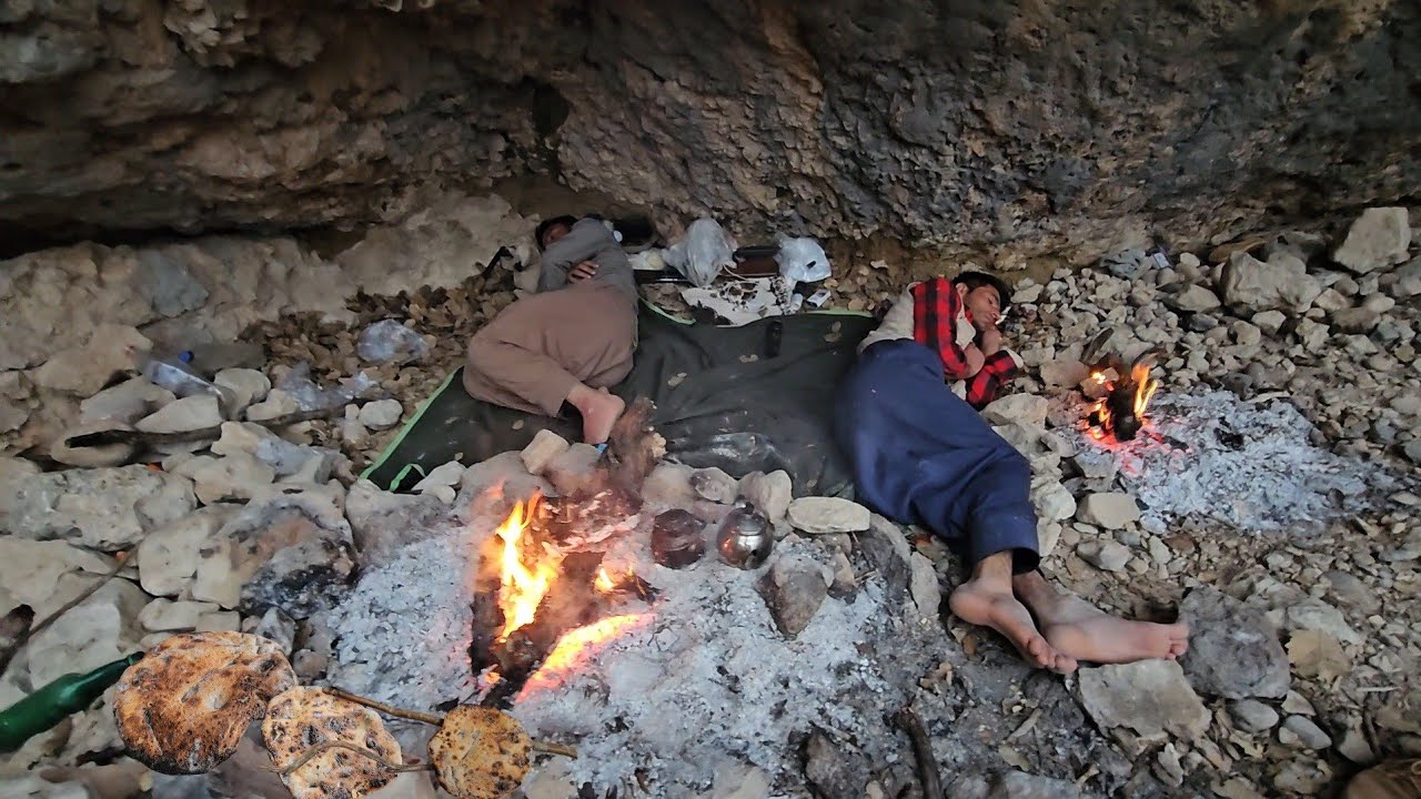 Part Two:🏞️🎣🐟 Babak's Nature Adventure in the Nomadic Region and Fishing by the River