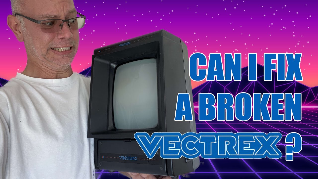 Vectrex Repair - sound but no picture, power switch refurbish.