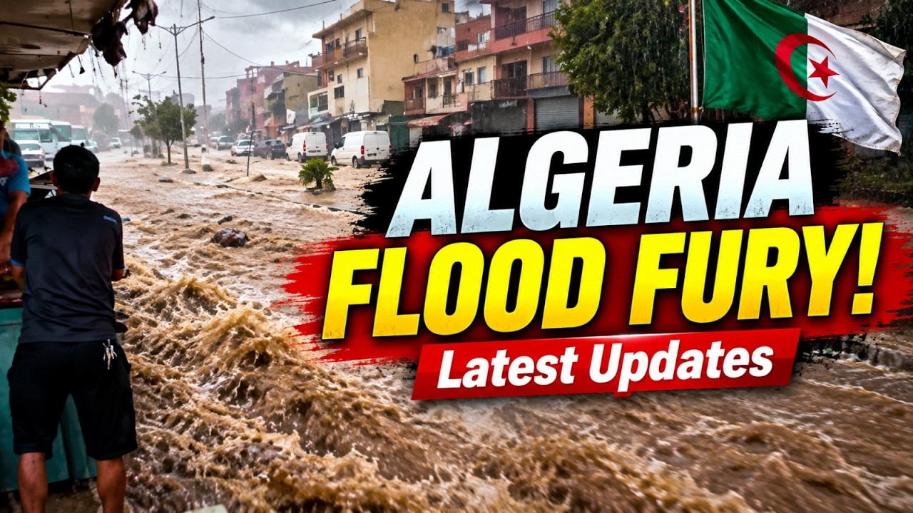 ALGERIA UNDERWATER! Torrential Floods Turn Streets Into Raging Rivers | World News