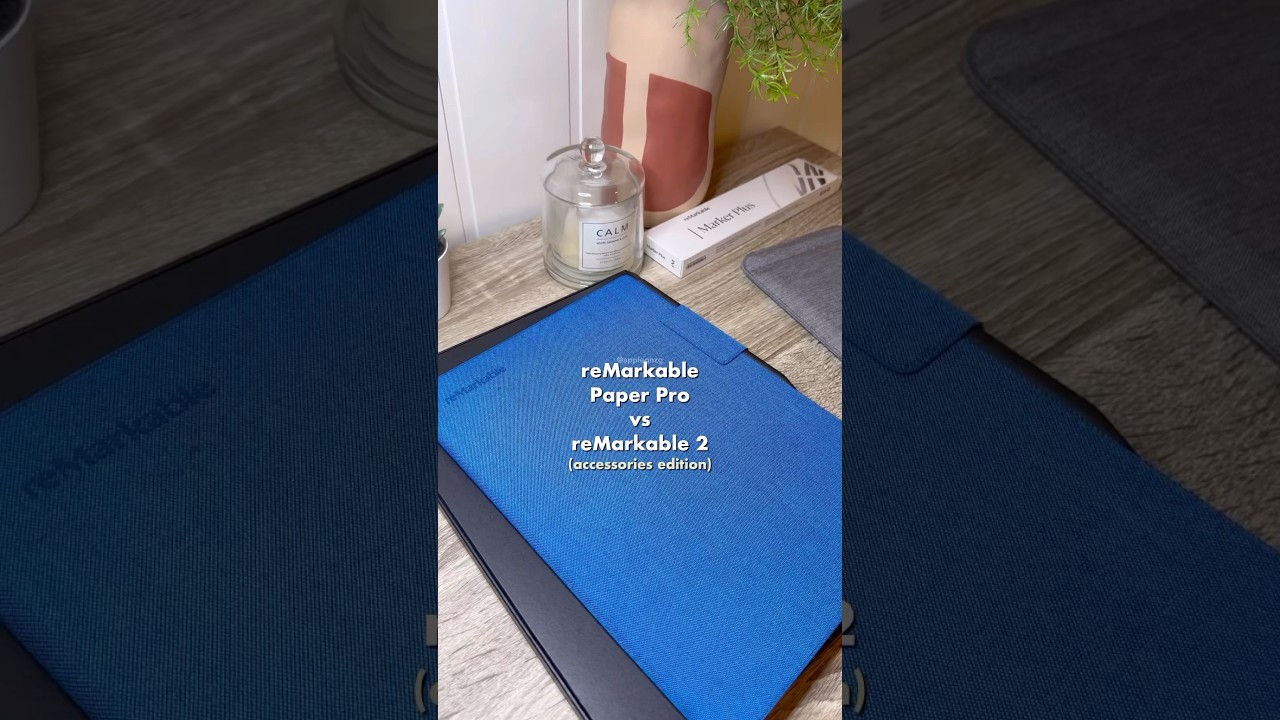 Comparing reMarkable Paper Pro and reMarkable 2 (accessories edition) 