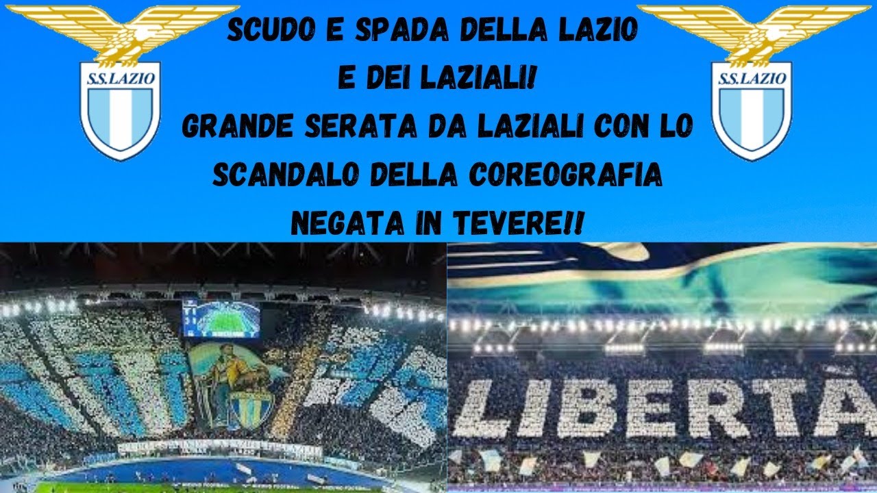 LAZIO-MILN 1-0 CHE VITTORIA! GRANDE SERATA DA LAZIALI MA CON LO SCANDALO DELLA COREOGRAFIA NEGATA!