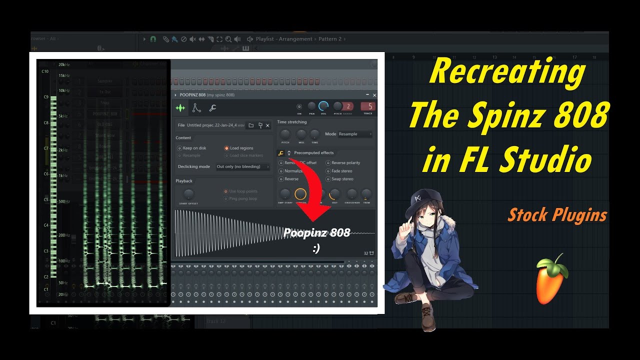 Recreating The SPINZ 808 Using Only FL Studio Stock Plugins & VSTs