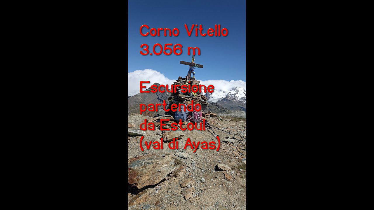 Escursione al Corno Vitello (3.056 m) con partenza da Estoul in Val d'Ayas #short #shorts