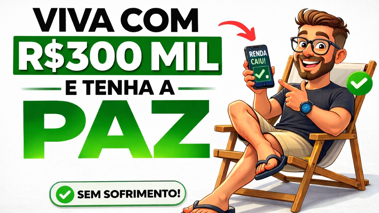 VIVA Com R$ 300 Mil E Tenha A PAZ Que A Maioria Nunca Consegue