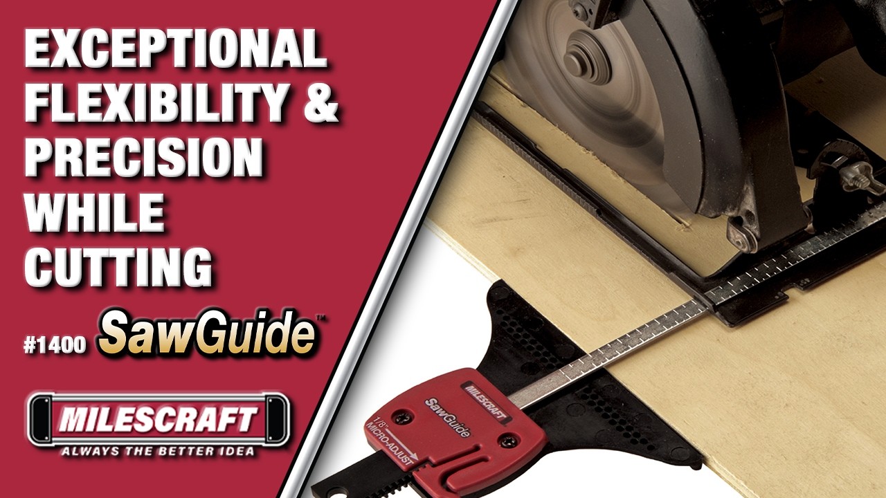 Milescraft 1400 SawGuide &mdash; вырезайте круги лобзиком или используйте в качестве направляющей для к...