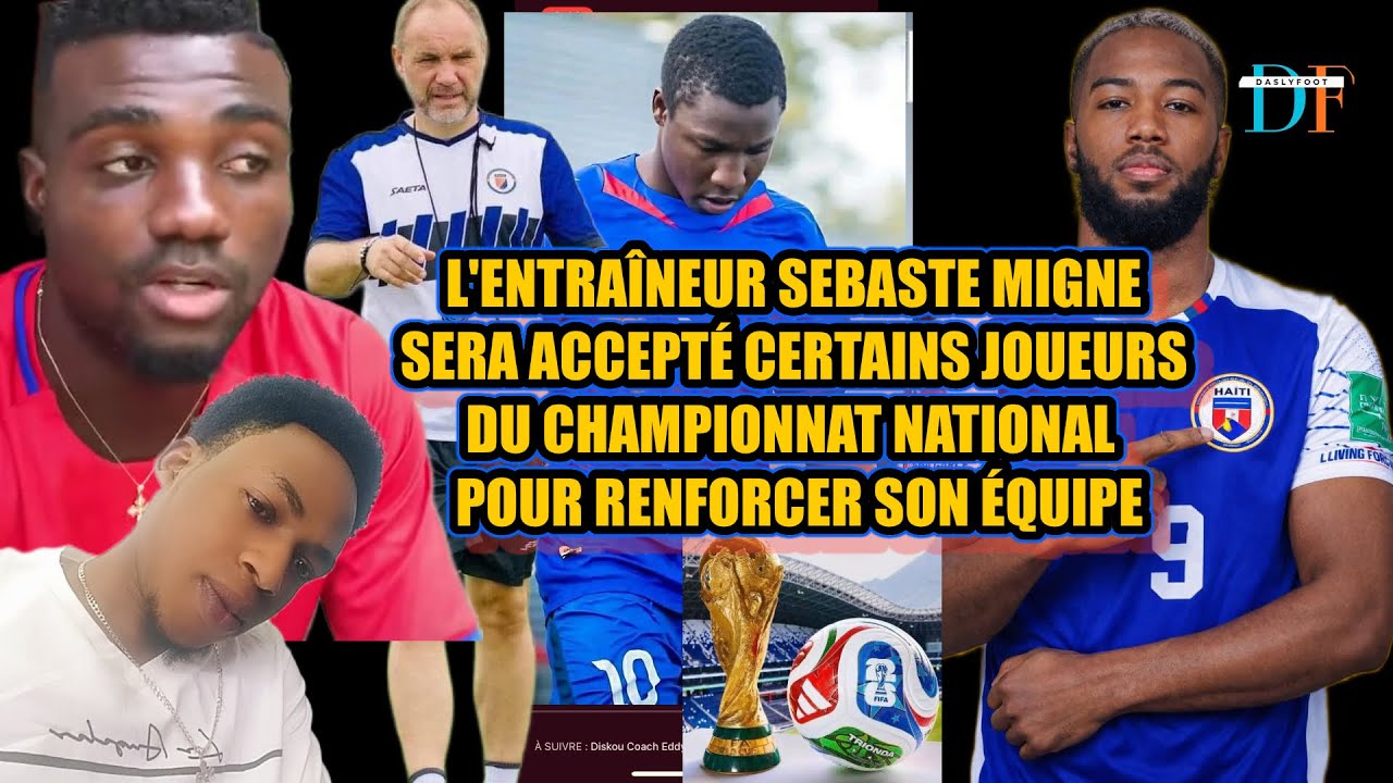COACH SEBASTIEN MIGNE DESIDE PRAN KÈK JWÈ NAN CHAMPIONA NATIONAL LA POU RANFÒ.