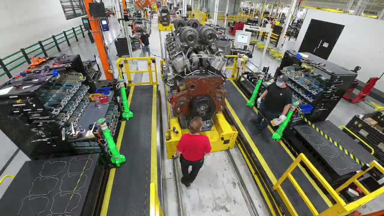 Cummins QSK95 Manufacturing Timelapse
