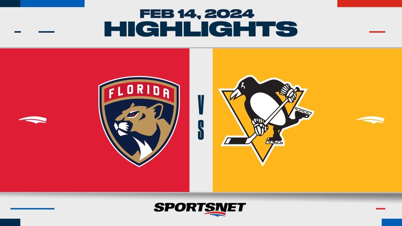 NHL Highlights | Panthers vs. Penguins - February 14, 2024
