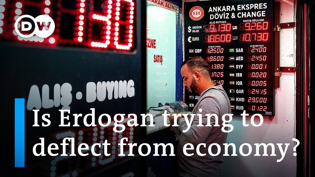 Turkish lira in freefall after Erdogan moves to expel ambassadors | DW News