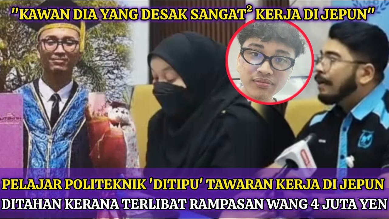 ANAK DITAHAN P0LIS DI JEPUN, IBU RAYU BANTU ANAKNYA DITIPU RAKAN BAIK