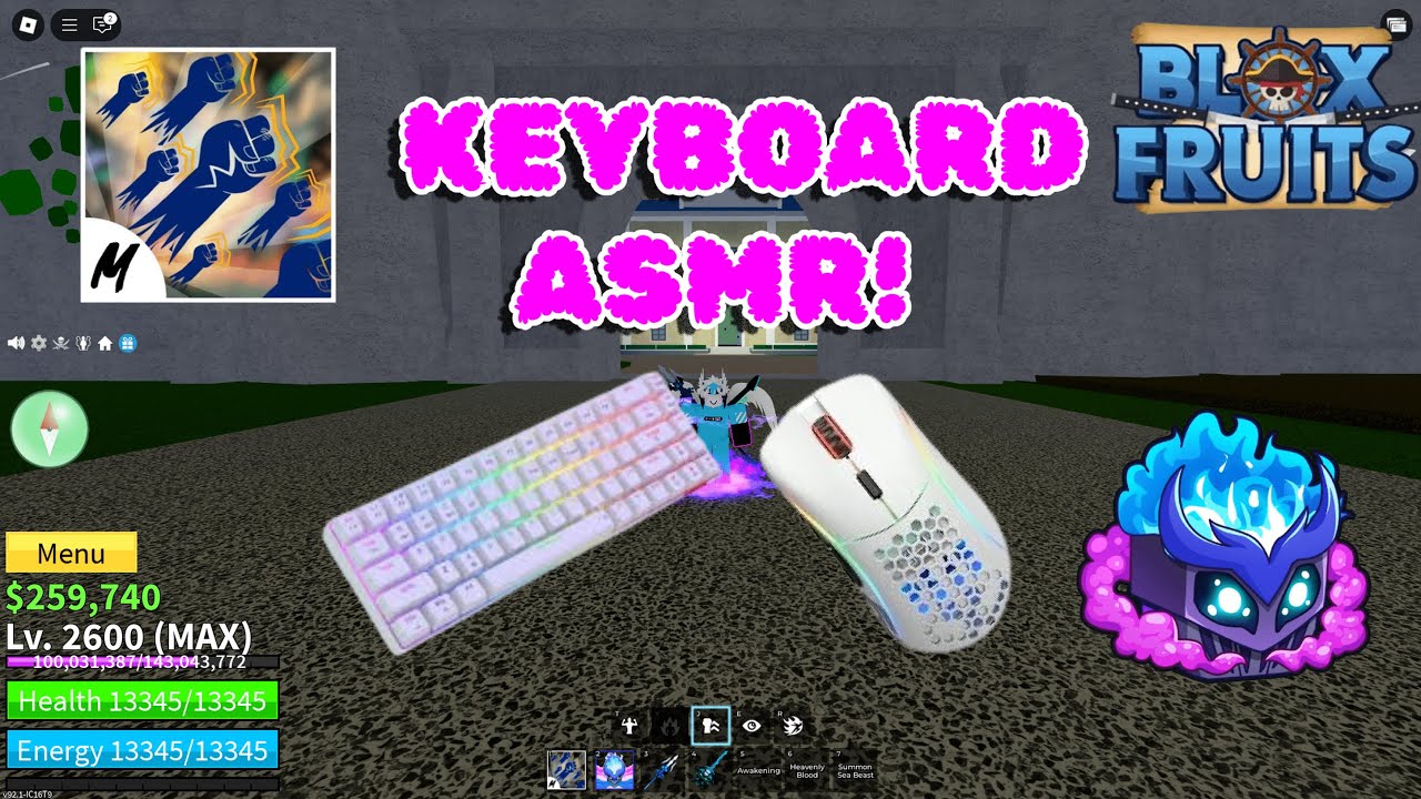 (SATISFYING) Bounty Hunting With GAS + Keyboard ASMR | Blox Fruits