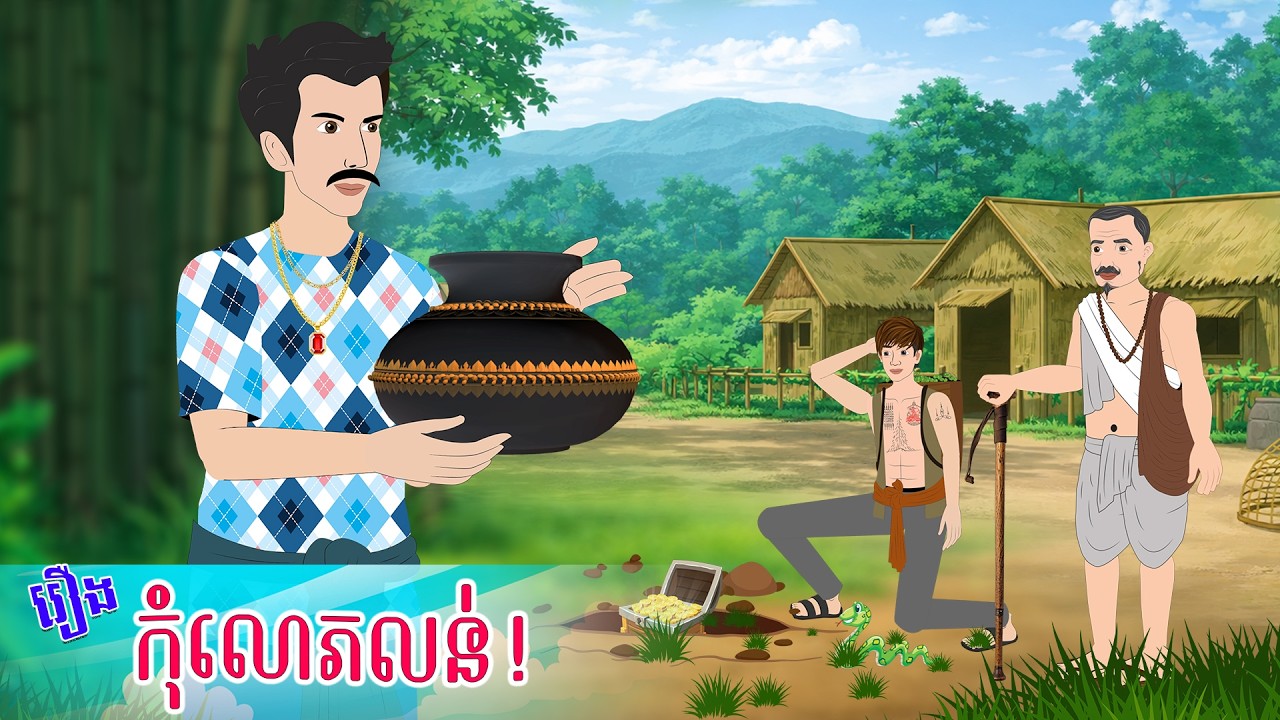 តុក្កតាខ្មែរ ៖ រឿង កុំលោភលន់! - Story In Khmer By Tola Film #cartoonkhmer #តុក្កតាខ្មែរ