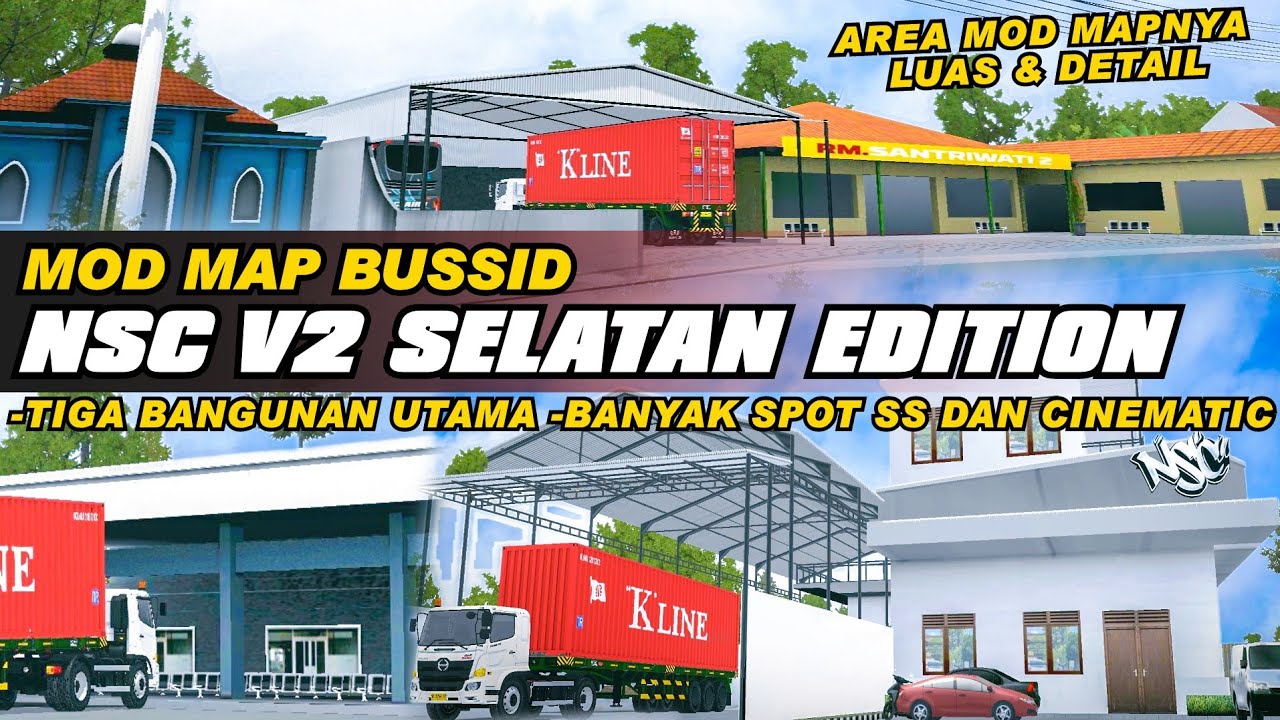 WAW😱3 AREA SPOT ESTETIK BUAT SS & CINEMATIC😍REVIEW MOD MAP NSC V2 SPESIAL SELATAN EDITIONS 