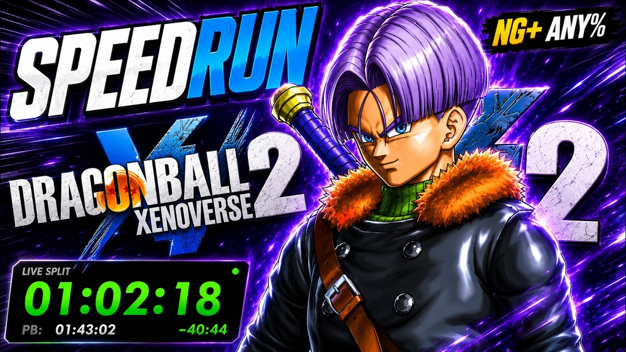 DRAGON BALL XENOVERSE 2 SPEEDRUN (NG+ ANY% INHERITANCE)