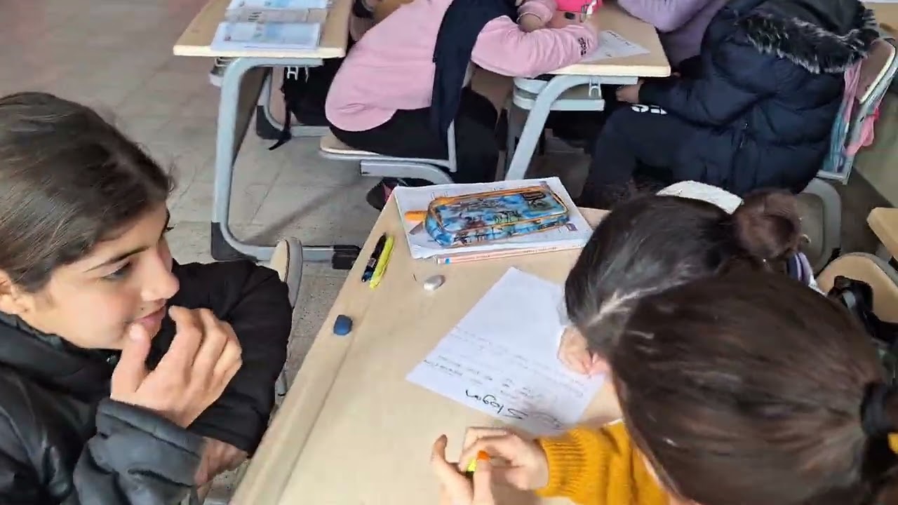 Türkçe dersi İstasyon grupları ders etkinliği