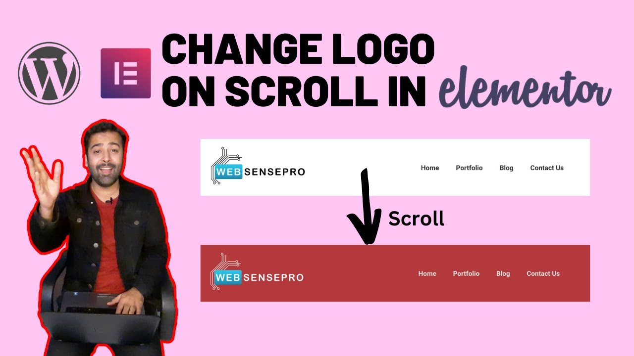 How To Change Logo on Scroll - Elementor Step By Step By Guide