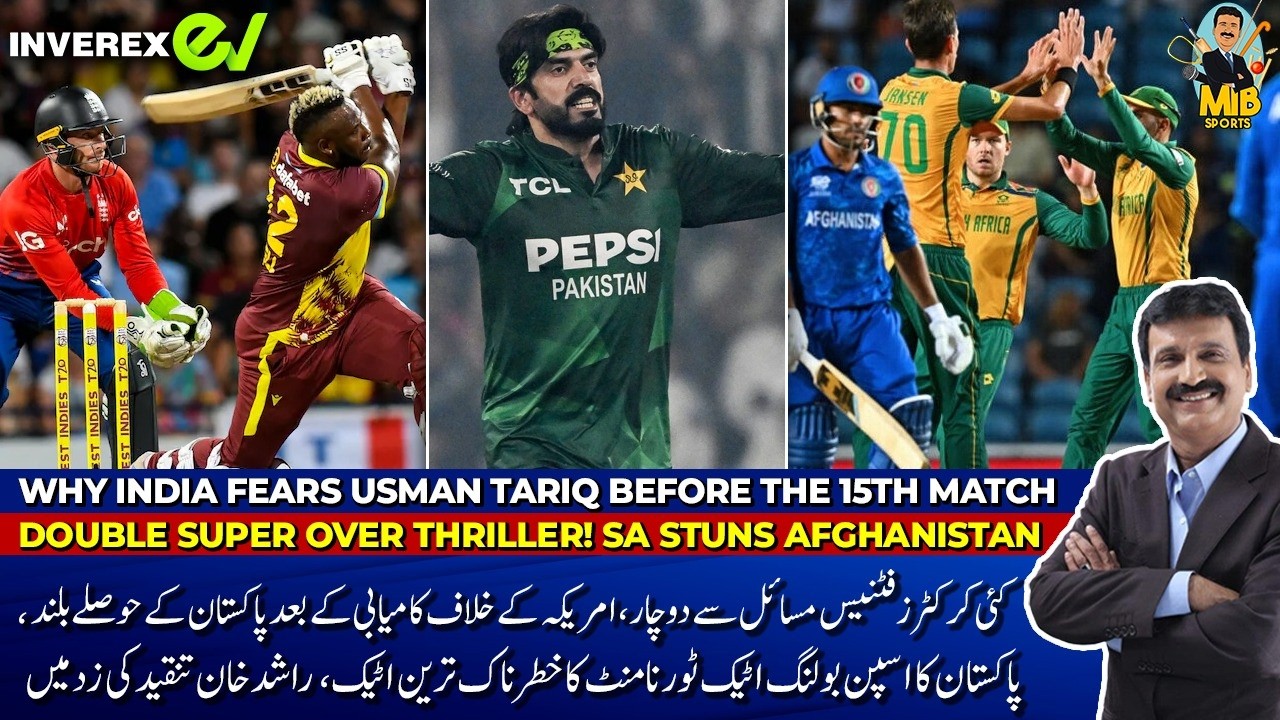 Why India Fears Usman Tariq Before the 15th Match | Double Super Over Thriller! SA Stuns Afghanistan