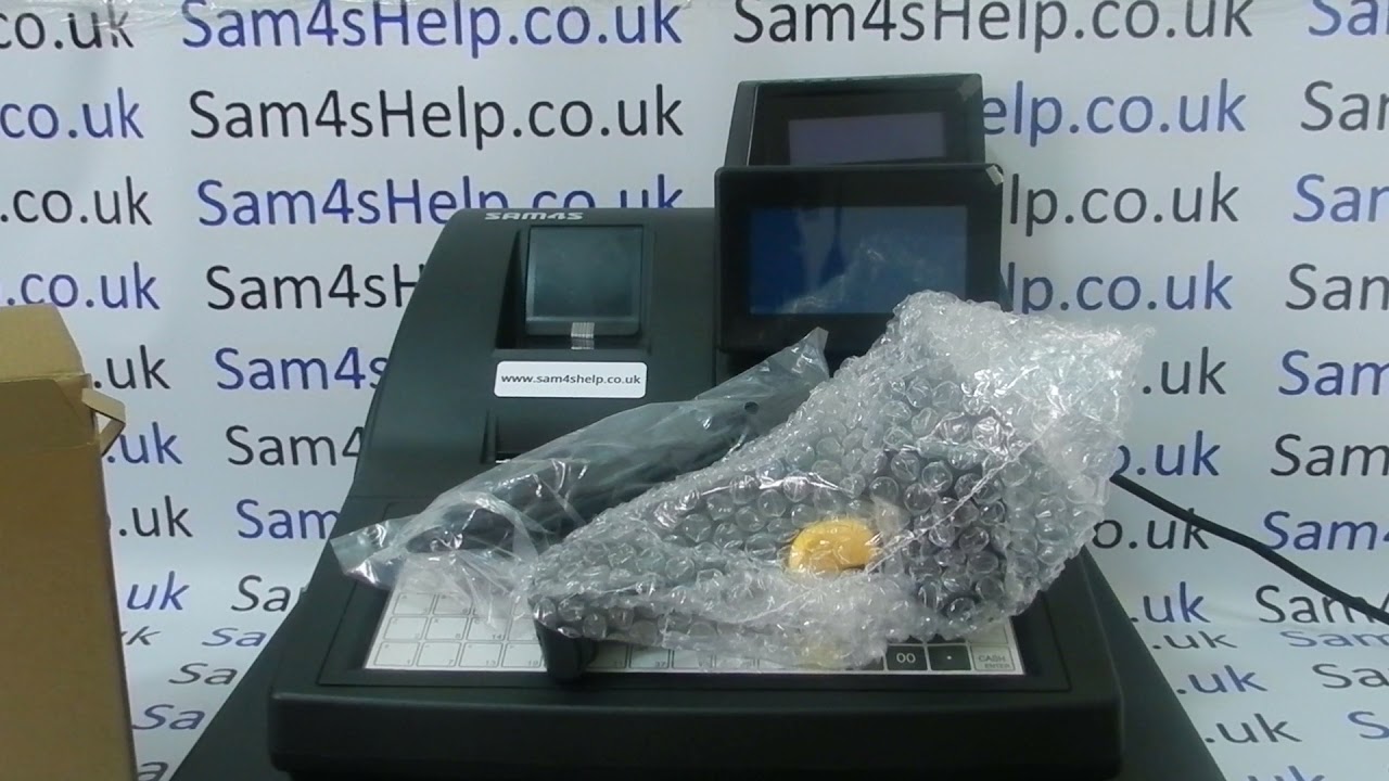 How To Connect A Sunlux XL-6500A Barcode Scanner To Sam4S NR-500 Series Cash Register