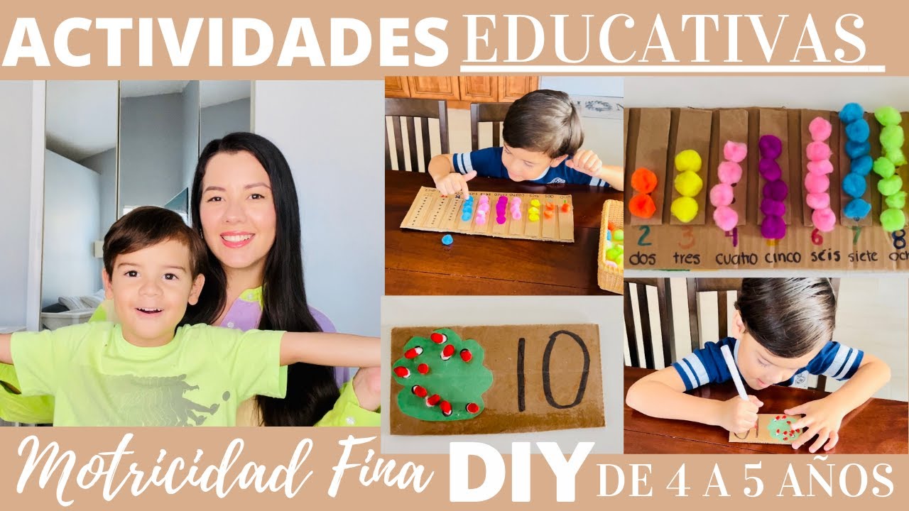 ACTIVIDADES PARA NIÑOS DE 4 A 5 AÑOS || PRE K || MOTRICIDAD FINA || CATHY TIPS