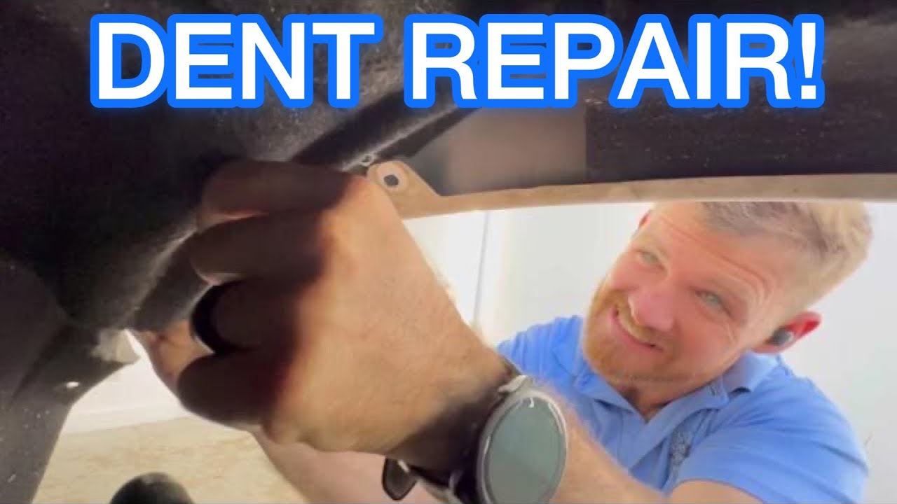 Super Dent Repair Vlog Tesla Model X Dinged Bones Dent Repair Stuart Fl Motorcycle Tank!
