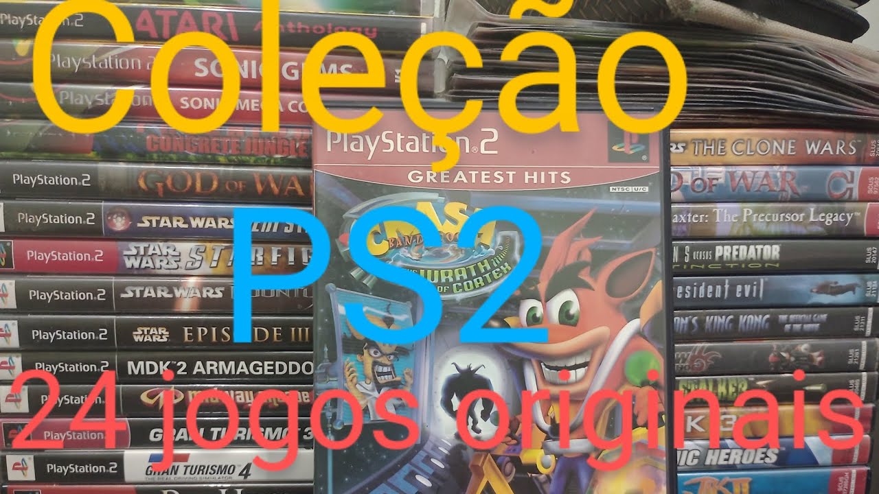 Coleção ps2 24 jogos originais + piratas
