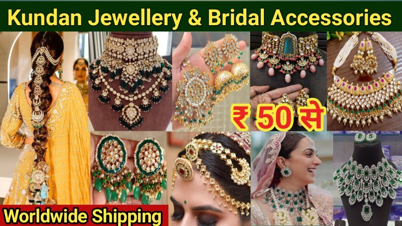Most Exclusive Bridal Kundan & Reverse AD Jewellery | Premium Jewellery Collection in Delhi 2023