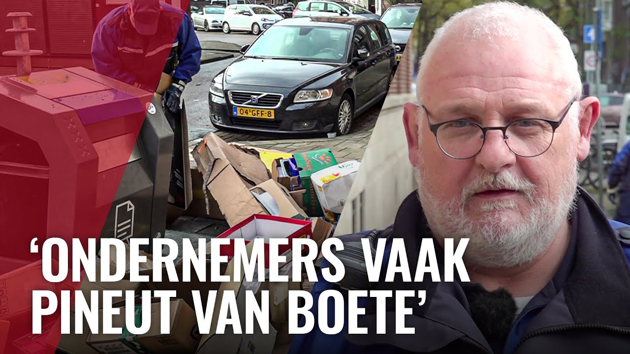 Bewoners krijgen boete voor gedumpt karton