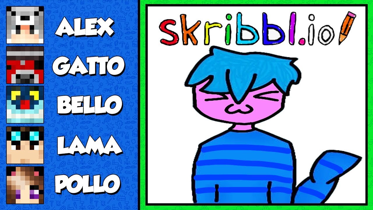 PORTO I MIEI AMICI A DISEGNARE SU SKRIBBL.IO!!!