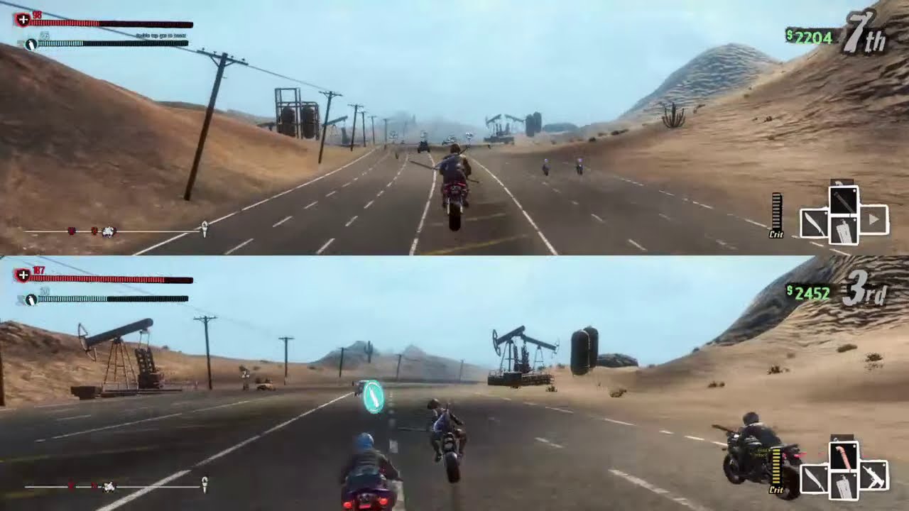 Road Redemption - Multiplayer Gameplay.