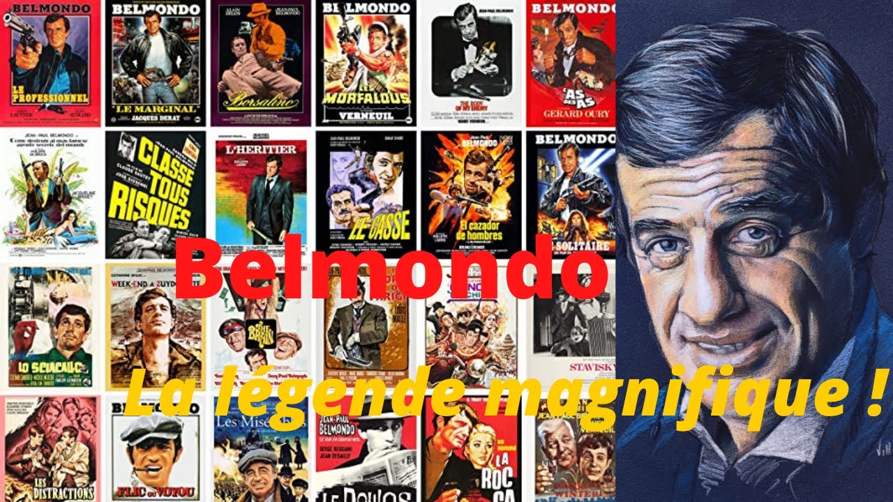Mon Hommage perso au monstre sacré du cinéma Français Jean Paul Belmondo Adieu et Merci l'artiste !🙏