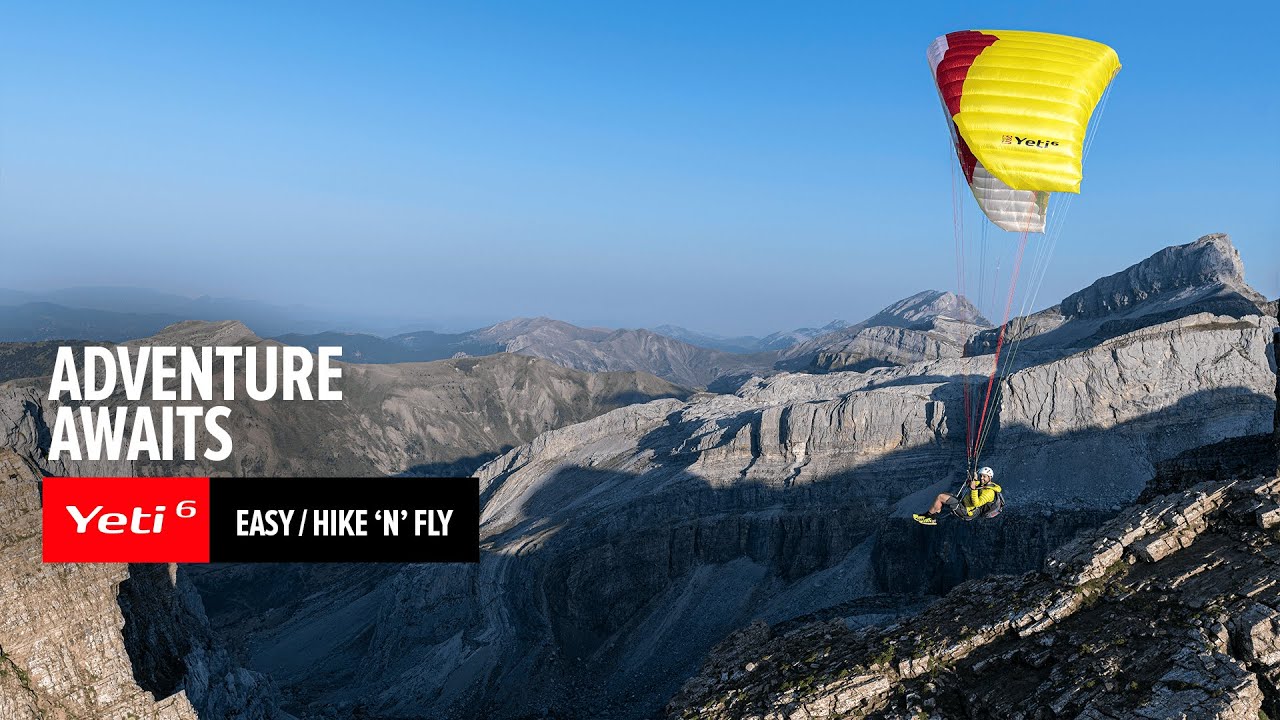 GIN GLIDERS ::: Yeti 6 -- hike 'n' fly paraglider (EN A)