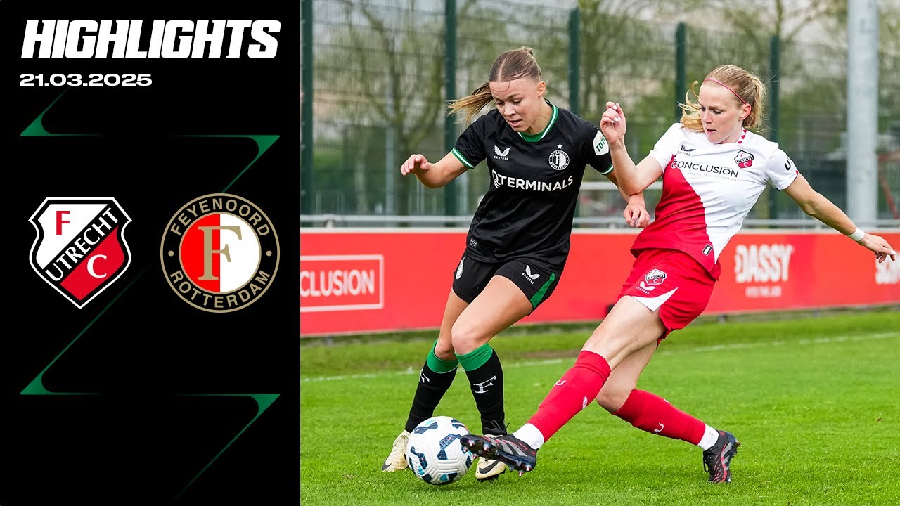 Highlights | FC Utrecht - Feyenoord V1 | Azerion Vrouwen Eredivisie 2024-2025