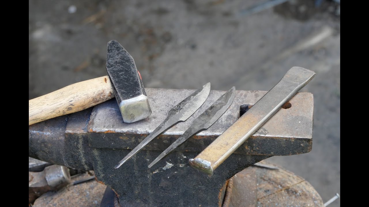 ブッシュクラフト in フィンランド1-2 プーッコナイフ鍛造 Bushcraft in FinlandDay1-2 Puukko Forging