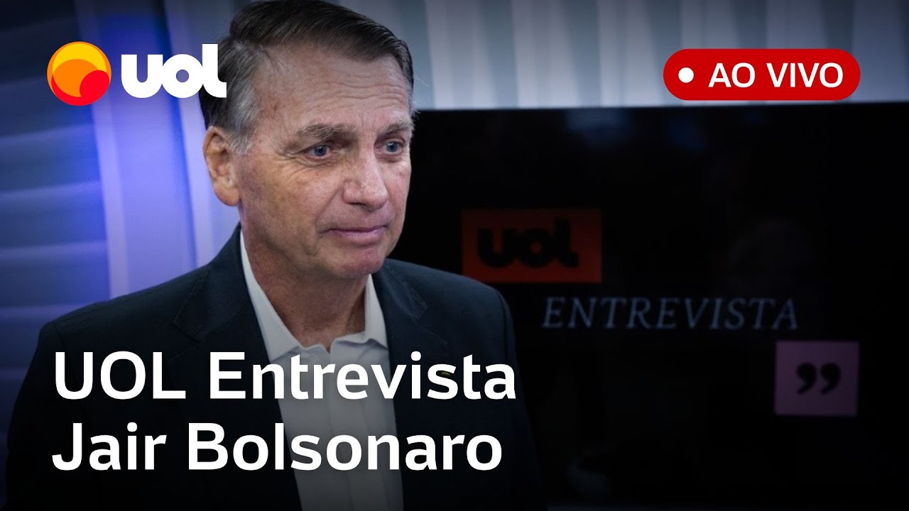 Bolsonaro no UOL fala de Moraes, INSS, 8 de janeiro e eleições de 2026 l AO VIVO com Josias e Carla