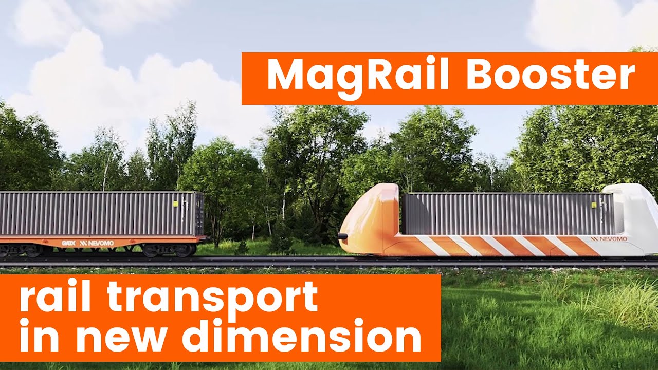 MagRail Booster | New solution for freight transport by Nevomo