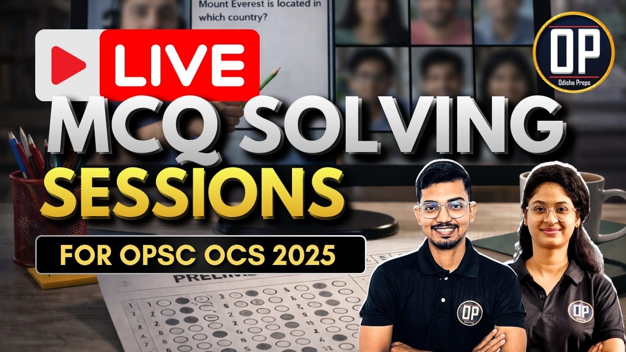 Live MCQ Solving Session 1 (LMS 1)- POLITY 1| OPSC OAS | Odisha Preps | OP