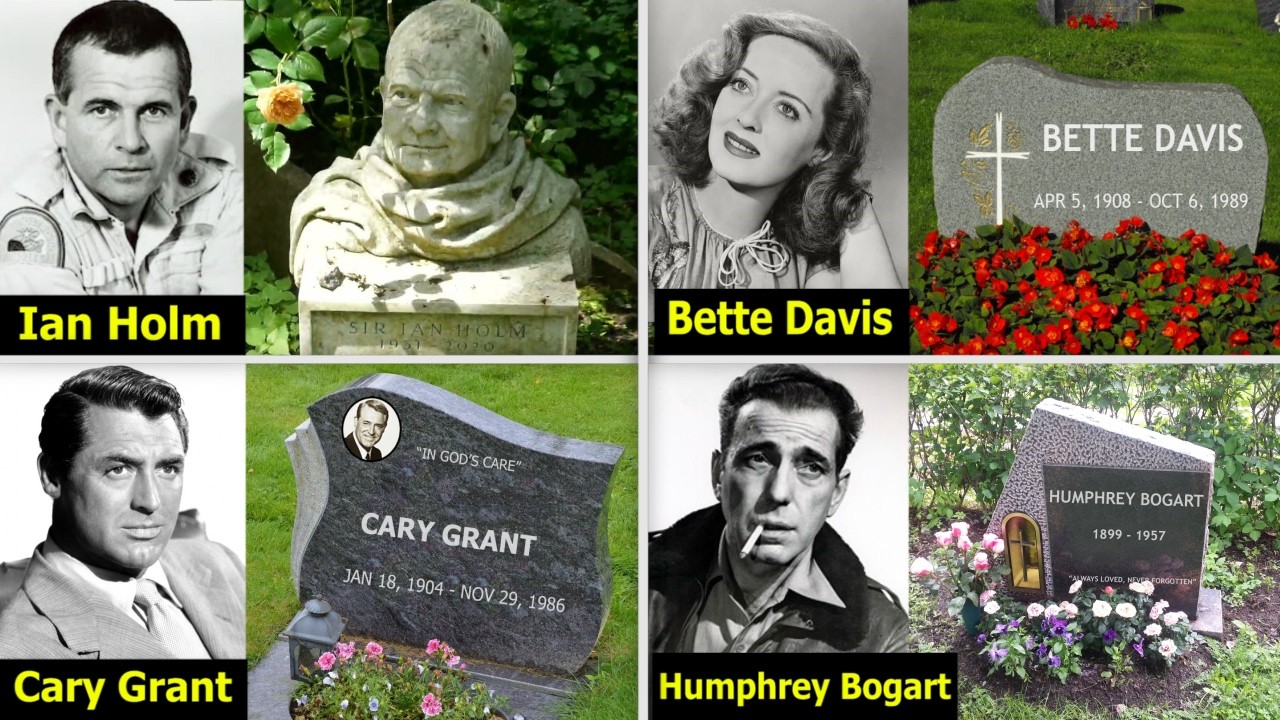 😢  Graves of Legendary 1950s Actors   || Where Are They Buried ?