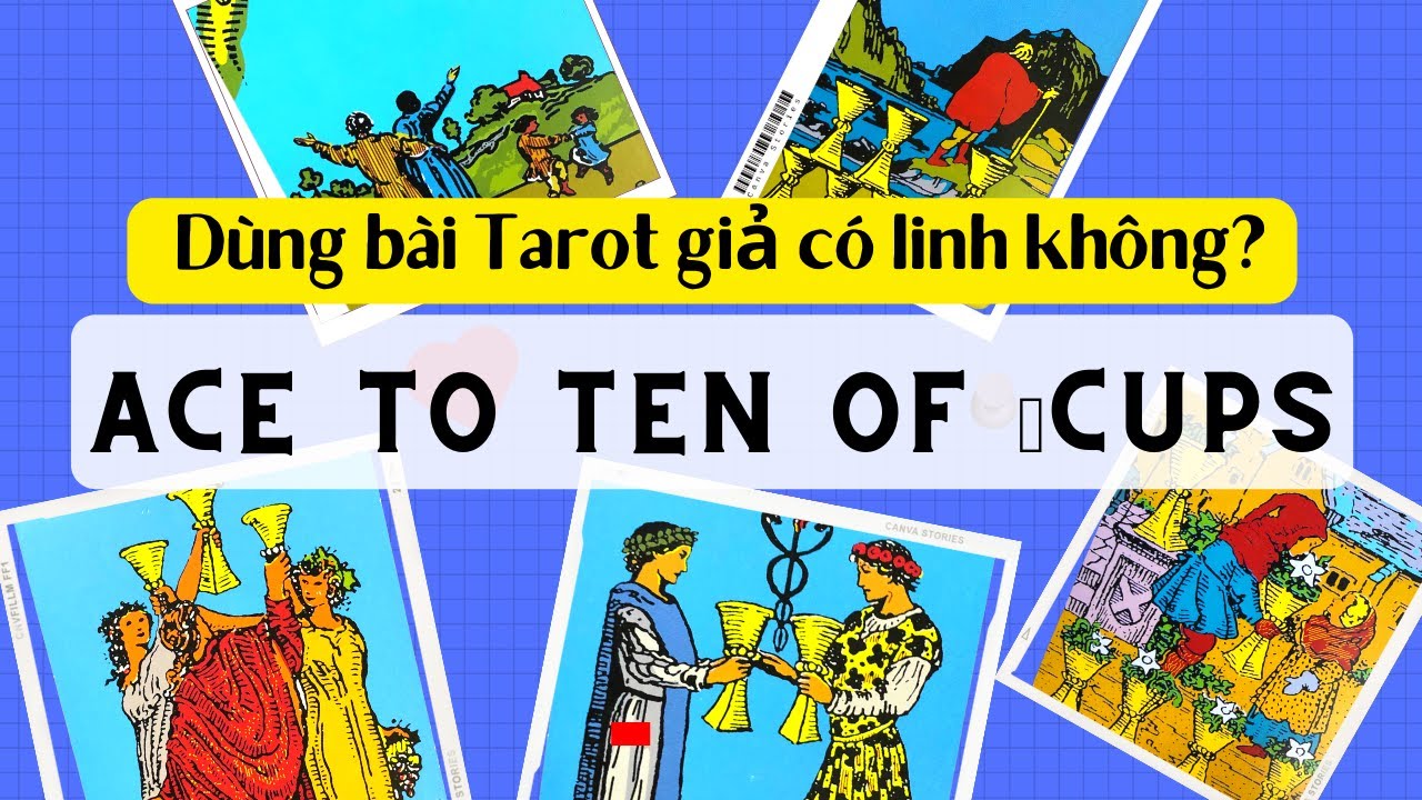 HỌC HẾT LÁ 1 LY ĐẾN 10 LY, Thực hành trải bài bộ ly - Dùng bài tarot giả có linh không?