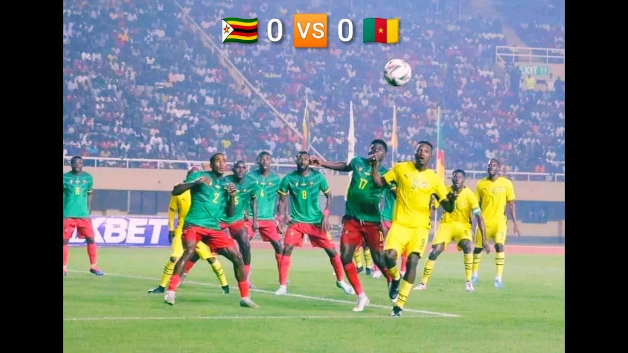 Éliminatoire CAN Maroc 2025 : Zimbabwé vs Cameroun ◕ 𝕃ℝ𝔻𝟚𝟛𝟟