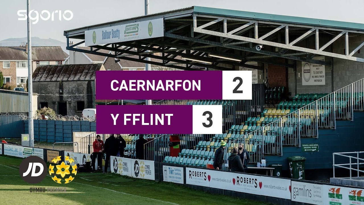 Caernarfon 2-3 Y Fflint | JD Cymru Premier