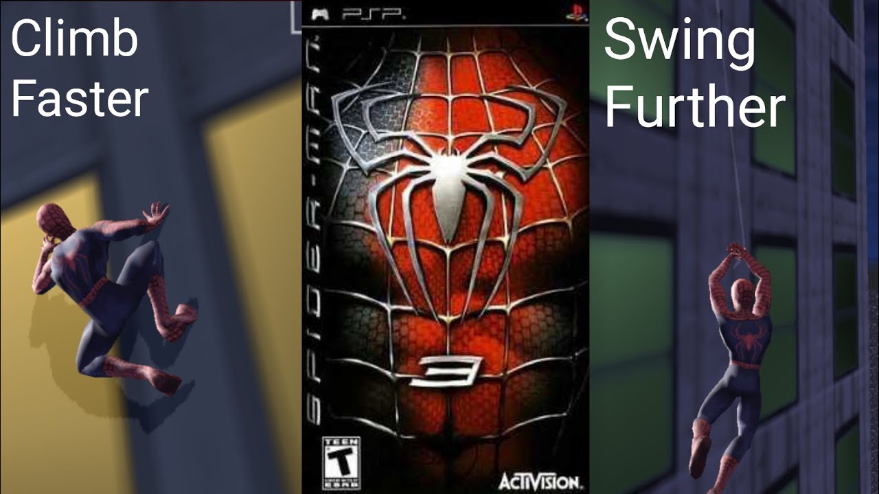 Spider Man 3 | How to Swing further and Climb faster! [PPSSPP]