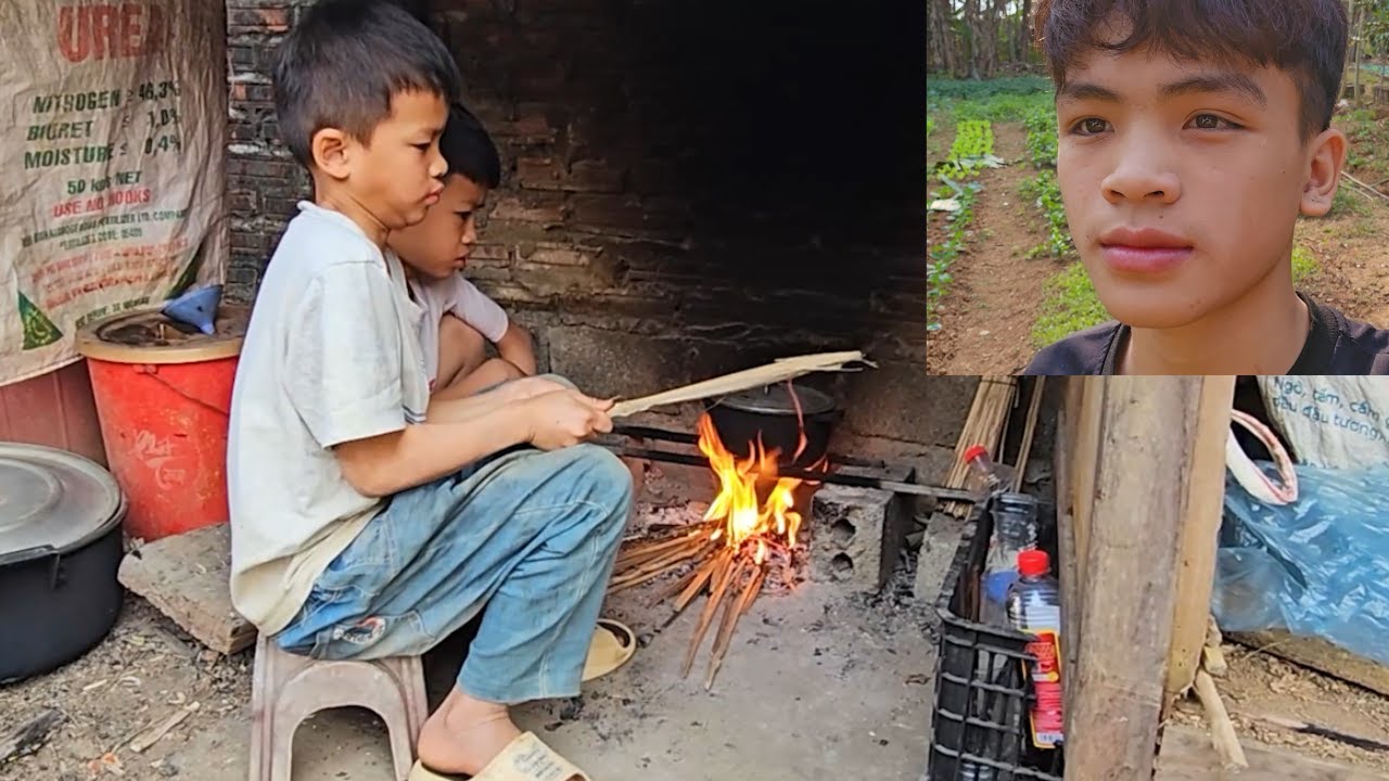 Visiting the Home of Two Orphaned Brothers Giang and Sinh - Two Orphan Brothers
